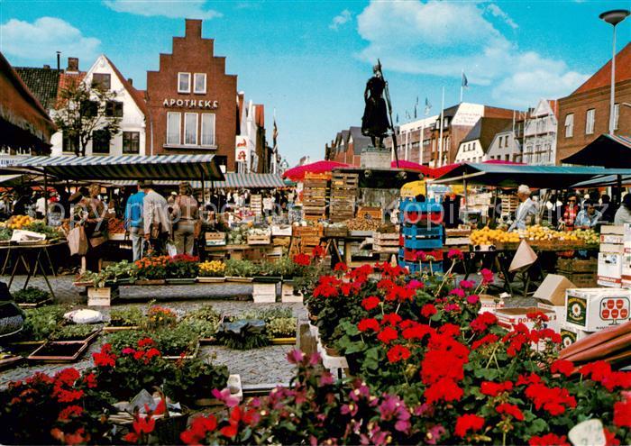 Husum  Nordfriesland Wochenmarkt