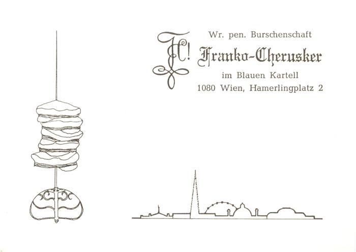 Wien AT Burschenschaft Franko-Cherusker im Blauen Kartell 100. Stiftungsfest Stu