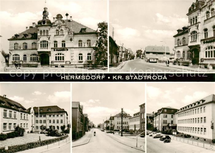 Hermsdorf Sachsen Altenburg Rathaus HOG Ratskeller Gaststaette Friedrich-Engels-