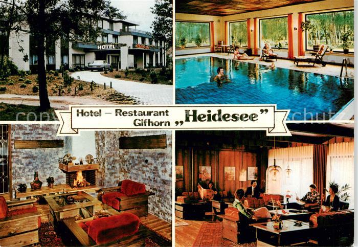 Gifhorn Hotel Restaurant Heidesee Kaminzimmer Hallenbad