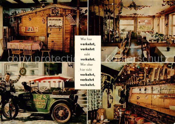 Trauchgau Cafe und Weinstube Gletscherspalte Gastraum Automobil