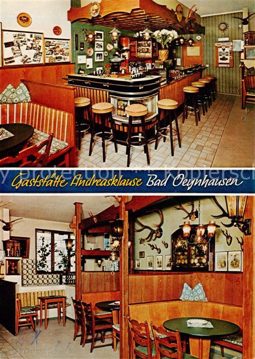 Bad Oeynhausen Gaststaette Andreasklause Gastraum Theke