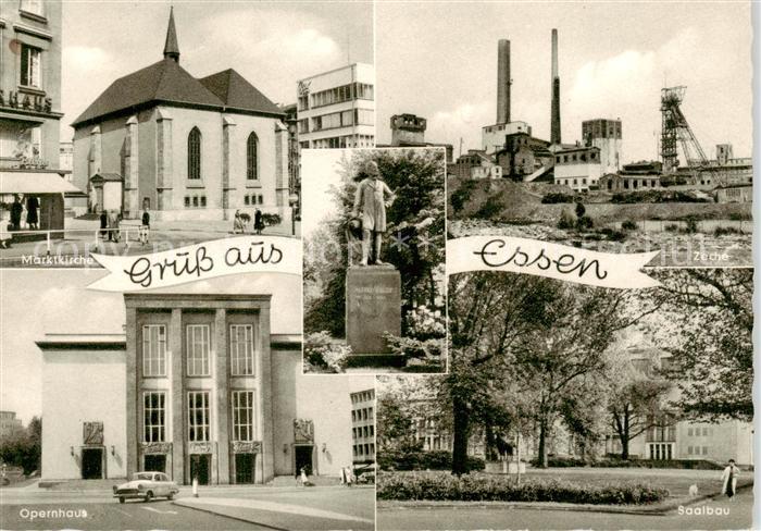 Essen  Ruhr Marktkirche Zeche Opernhaus Saalbau