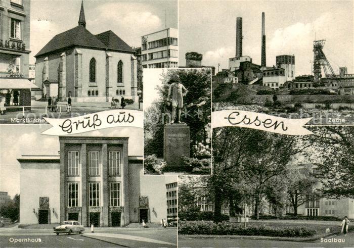 Essen  Ruhr Marktkirche Zeche Opernhaus Saalbau