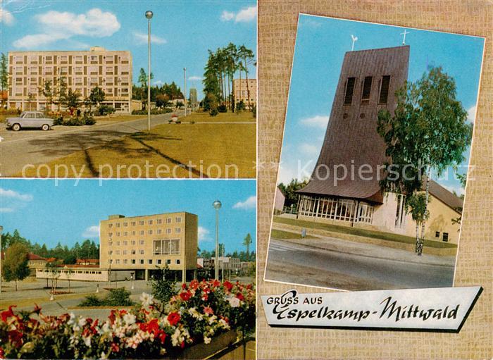 Mittwald Espelkamp Breslauer Strasse Hochhaus Thomaskirche Rathaus