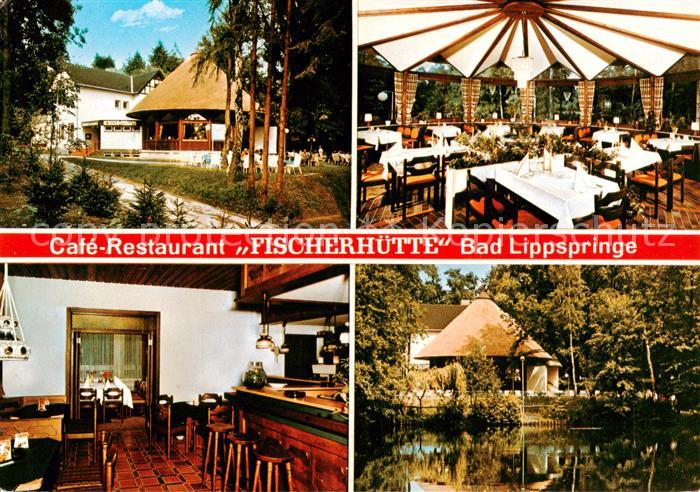 Bad Lippspringe Cafe Restaurant Fischerhuette Teich