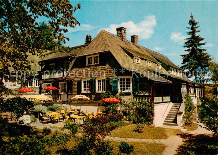 Willingen Sauerland Hotel Pension Kaffee Stryckhaus Gartenterrasse