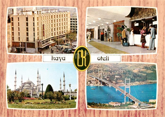Istanbul Constantinopel TK Hotel Kaya Oteli Rezeption Moschee Bruecke Bosporus