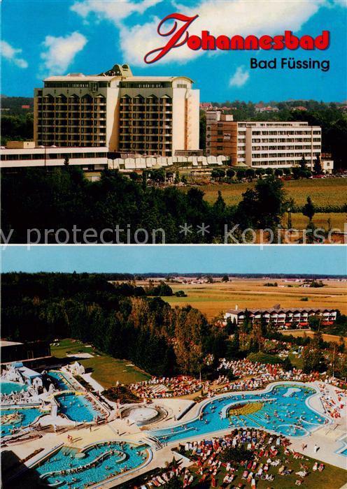 Bad Fuessing Johannesbad Thermalbad Freizeitbad Luftaufnahme