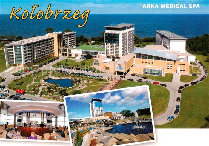 Kolobrzeg Kolberg Ostseebad PL Arka Medical Spa Hotel Ferienanlage Luftaufnahme