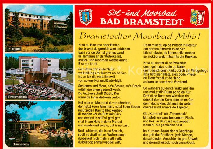 Bad Bramstedt Sol- und Moorbad Bramstedter Moorbad-Miloe Gedicht Kurhotel Rheuma