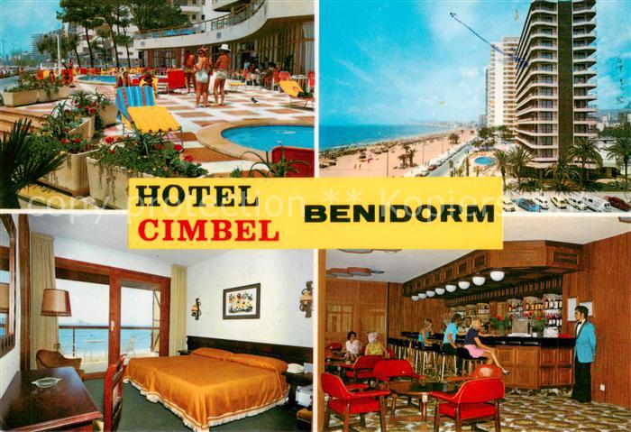 Benidorm ES Hotel Cimbel Fremdenzimmer Swimming Pool Strand