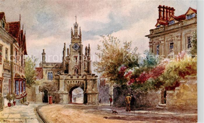 Sevenoaks  UK from an original colour drawing by W. Quatremain Kuenstlerkarte