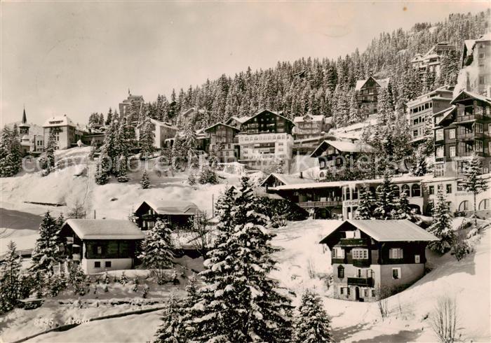 Arosa GR Teilansicht Wintersportplatz Alpen