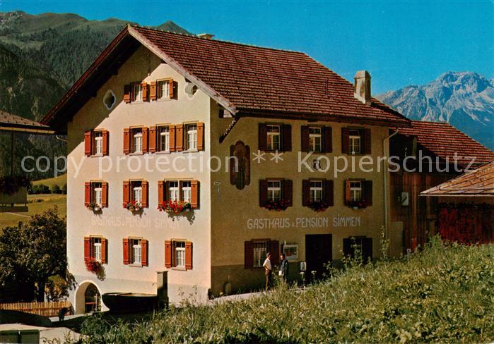 Alvaneu Dorf GR Gasthaus Pension Simmen Hotel Albulatal