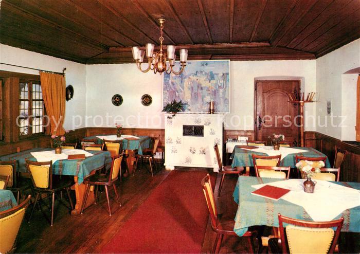 Schweigen-Rechtenbach Gaststaette Deutsches Weintor Gastraum