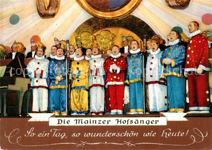 Mainz  Rhein Die Mainzer Hofsaenger