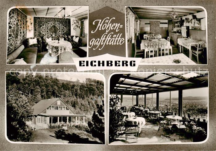 Blumberg  Baden Hoehengaststaette Eichberg-Leo Restaurant Terrasse