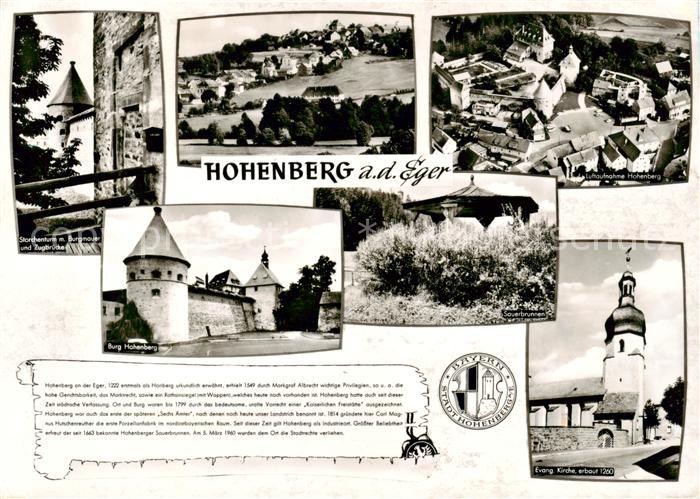 Hohenberg Eger Burg Hohenberg Chronik Teilansichten Sauerbrunnen Kirche