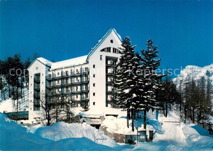 Sils Maria GR Club Hotel Schweizerhof Winterlandschaft Alpen