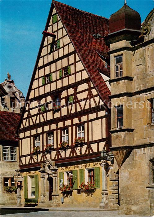 Wolframs-Eschenbach Alte Vogtei Gasthof Cafe Weinstube Historisches Gebaeude Fac