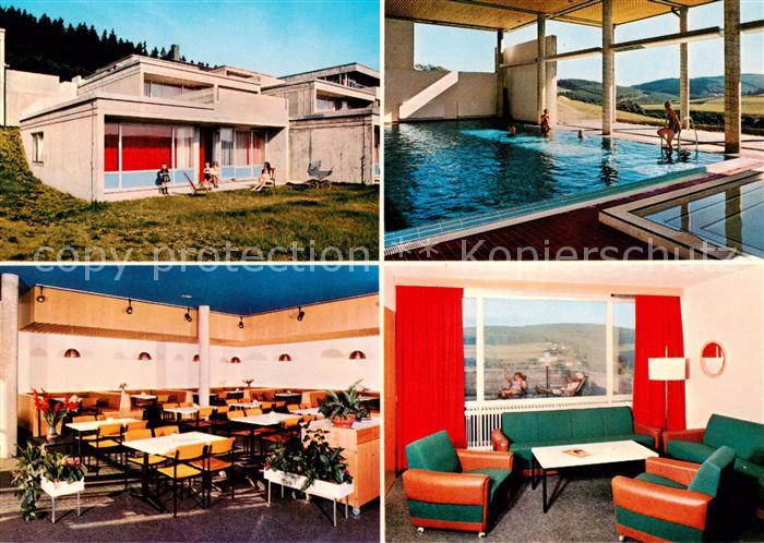 Dorfweil Taunus Familienferienstaette Speisesaal Bungalow Wohnraum