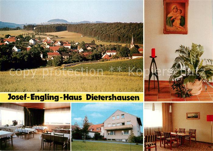 Dietershausen Rhoen Panorama Josef-Engling-Haus Speisesaal