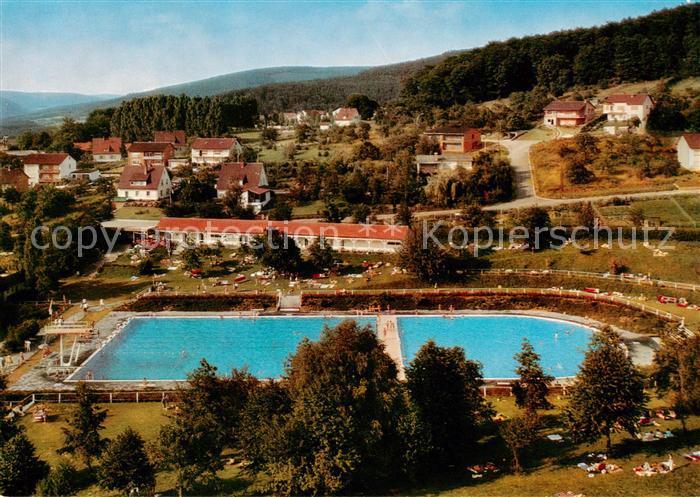 Moenchberg  Spessart Spessartbad Freibad
