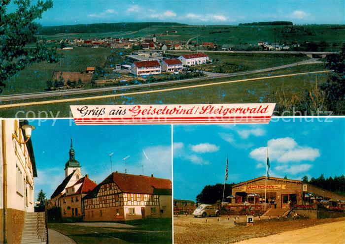 Geiselwind Panorama Hauptstrasse Haus der Gaeste