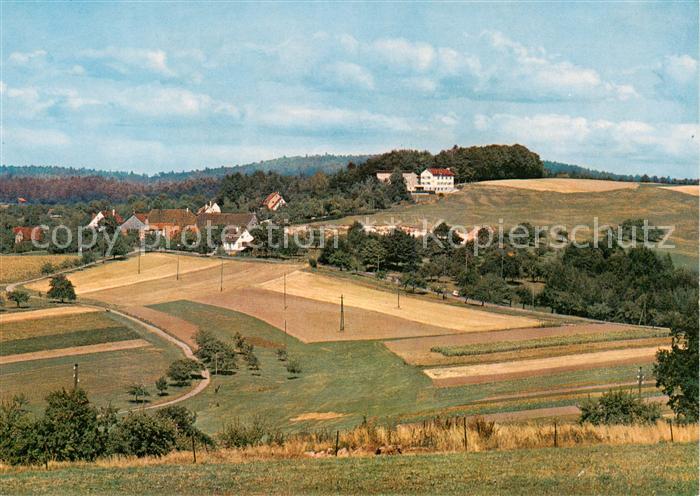 Lutzenberg Althuette Panorama Blick ueber die Felder Gasthaus Pension Schoene Au