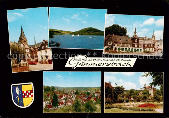 Gummersbach Markt Kirche Aggertalsperre Im Baumhjof Stadtpanorama Bismarckplatz