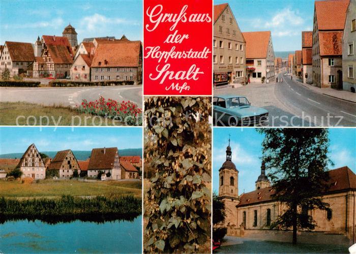 Spalt Teilansichten Hauptstrasse Kirche