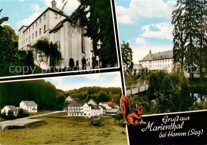 Marienthal Westerwald Kloster Kirche Teilansicht