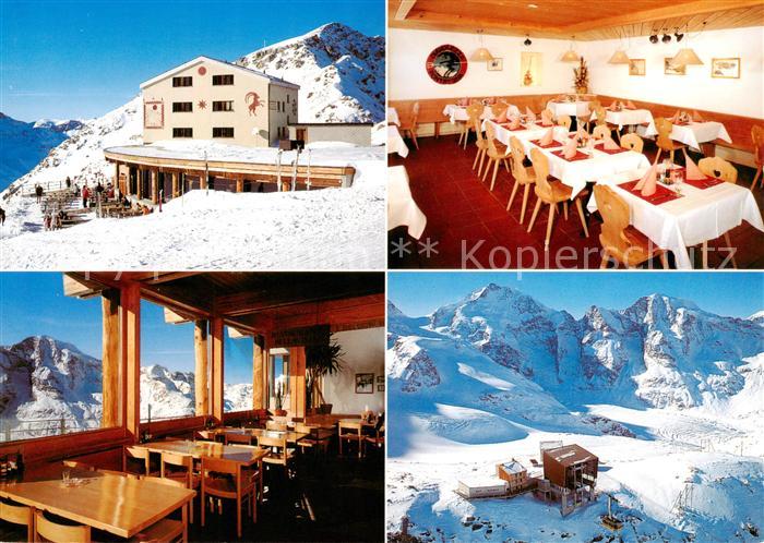 Pontresina Berghaus Diavolezza Bergrestaurant Alpenpanorama