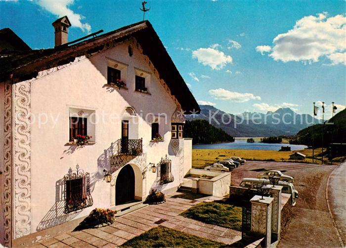 Champfer Graubuenden Hotel Chesa Guardalej See Alpen