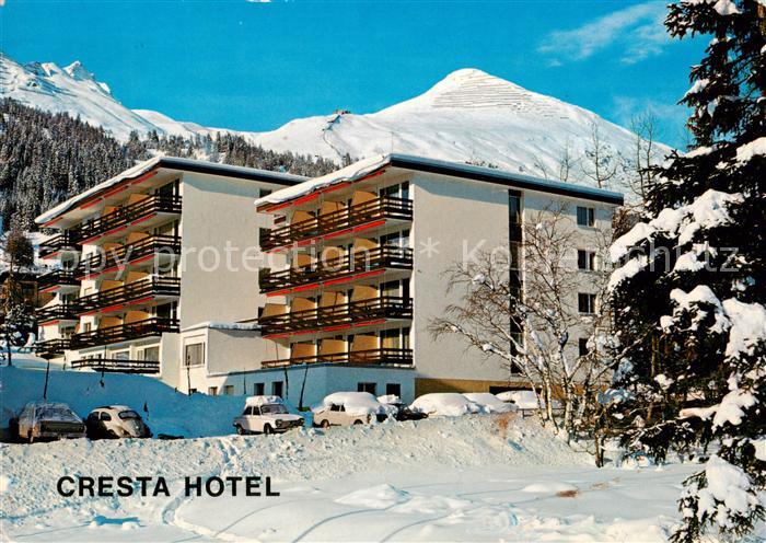 Davos-Platz GR Cresta Hotel Wintersportplatz Alpen