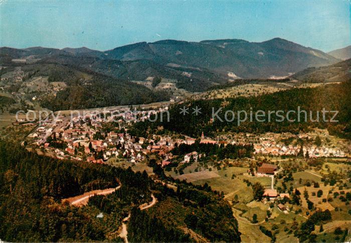 Oppenau Panorama Luftkurort im Badischen Schwarzwald