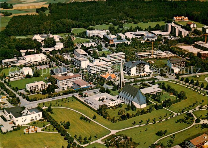 Bad Fuessing Ansicht Kurort mit Kirche