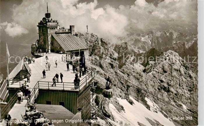 Seilbahn Cable-Car Telepherique Zugspitzgipfel Ostgipfel Dreitorspitze