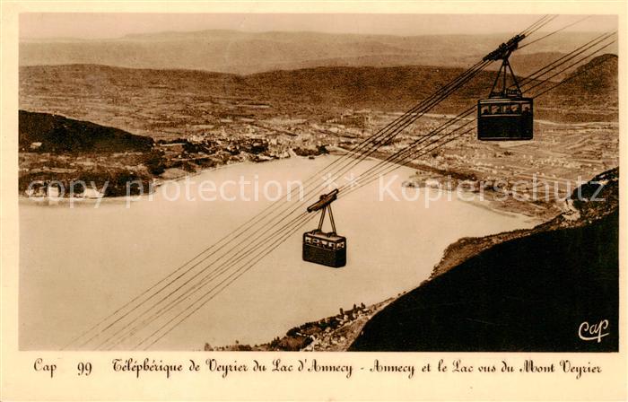 Seilbahn Cable-Car Telepherique Cap 99 Celepberique de Veyries du Lac Annecy