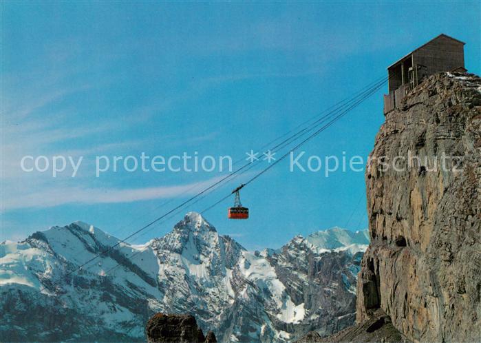 Seilbahn Cable-Car Telepherique Muerren Berner Oberland Schweiz Gspaltenhorn