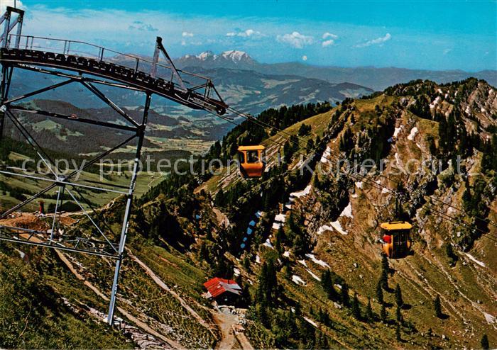 Seilbahn Cable-Car Telepherique Hochgratbahn Oberstaufen-Steibis Allgaeu