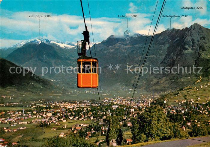 Seilbahn Cable-Car Telepherique Merano Seilbahn Hafling