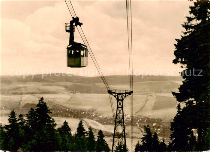 Seilbahn Cable-Car Telepherique Oberwiesenthal Erzgeb. Fichtelberg