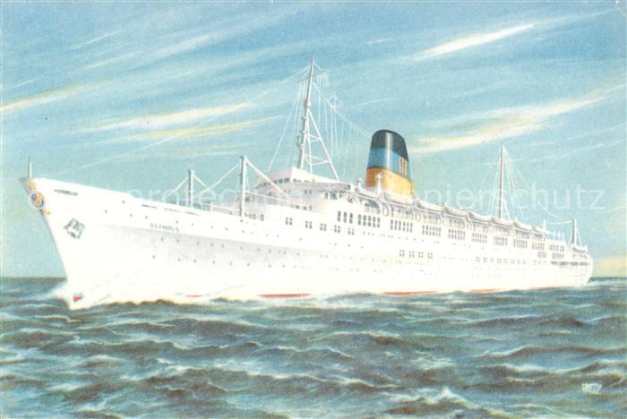 Dampfer Oceanliner Greek Line Tss OLIMPIA