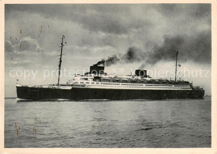 Dampfer Oceanliner Express-D. EUROPA Lloyd Bremen