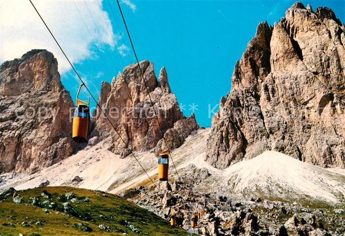 Seilbahn Cable-Car Telepherique Dolomiti Sassolungo