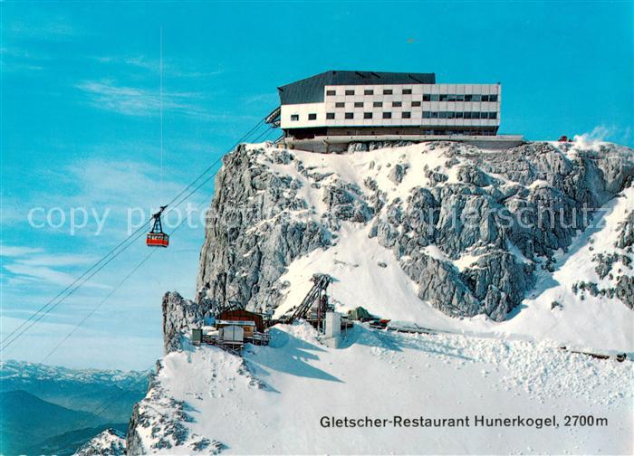 Seilbahn Cable-Car Telepherique Gletscher-Restourant Hunerkogel Dachstein Suedwa