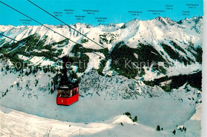 Seilbahn Cable-Car Telepherique Mittelberg Kleinwalsertahl