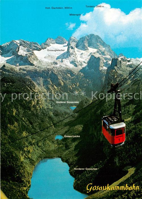 Seilbahn Cable-Car Telepherique Gosaukammbahn Gosauseee